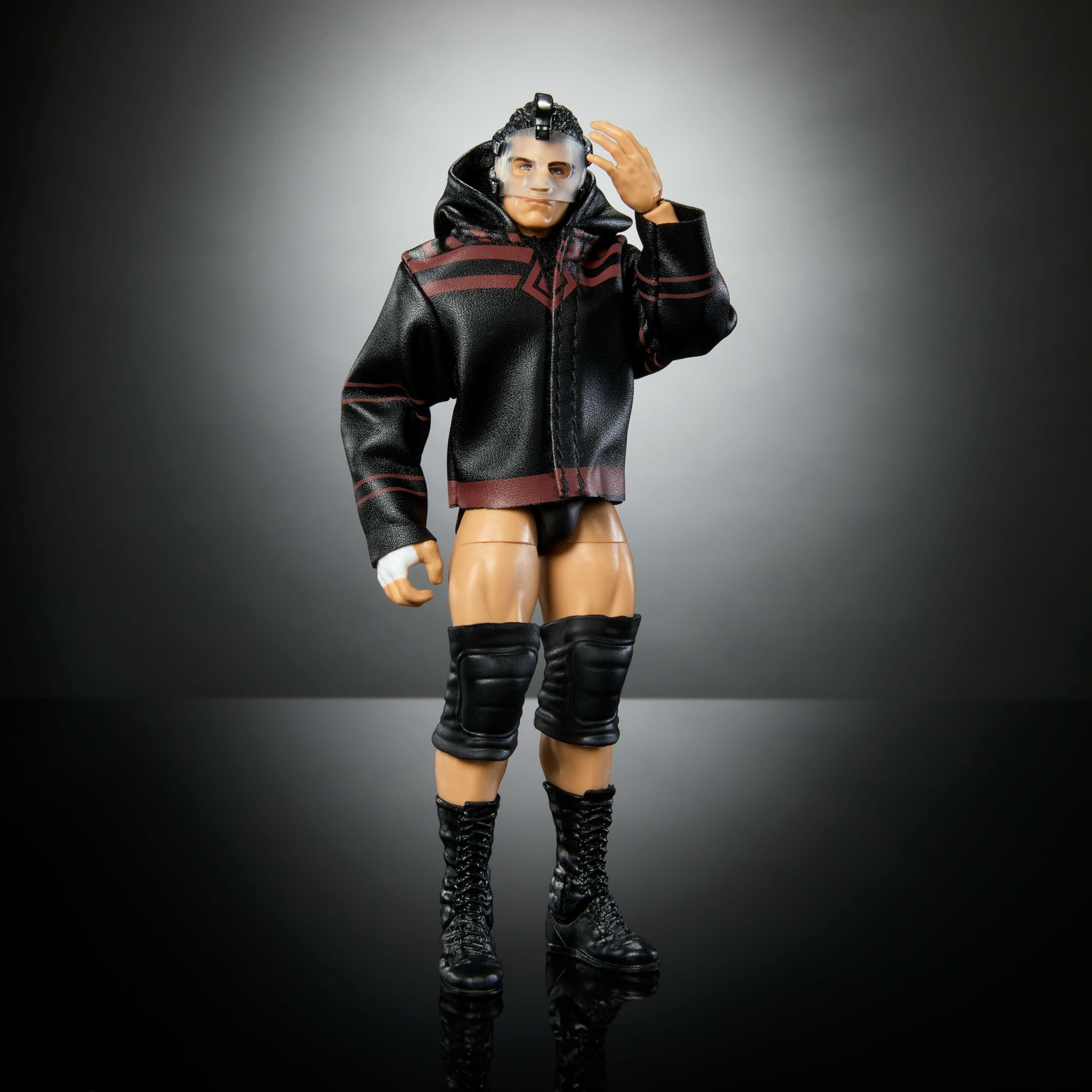 Cody Rhodes Elite figure with swappable hands for versatile posing.