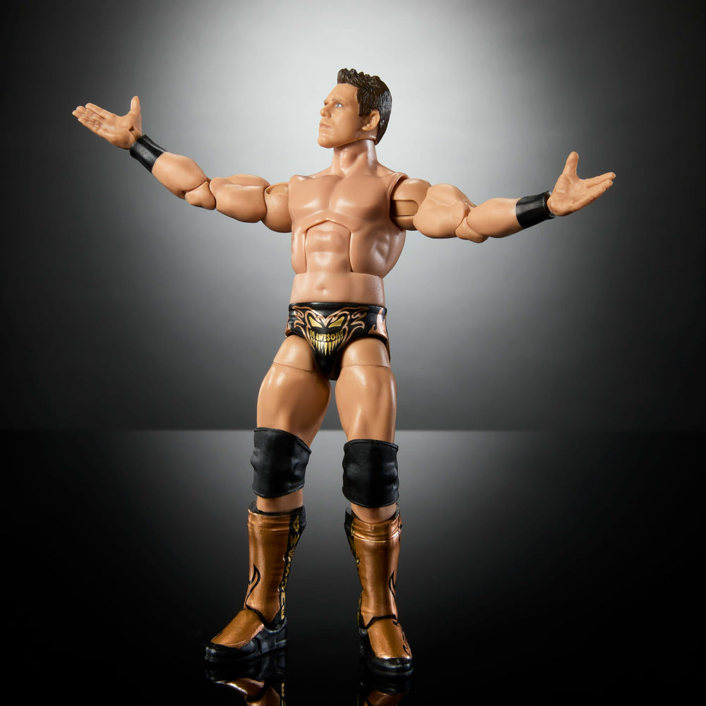 Mattel WWE Elite collection packaging highlights collectible status.