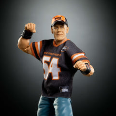 Deluxe articulation on Mattel WWE Elite figure enables dynamic moves and poses