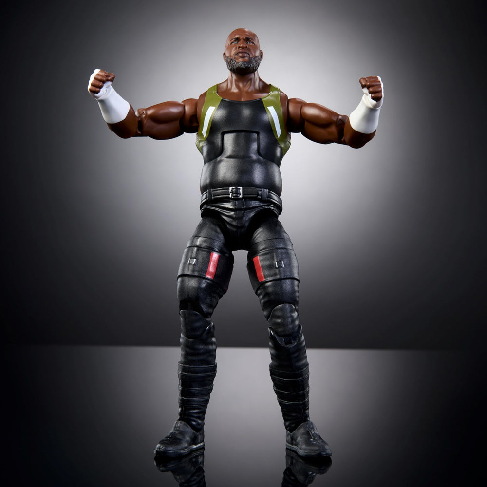 Mattel WWE Elite iconic accessories recreate signature moves and ring entrances for play and display.