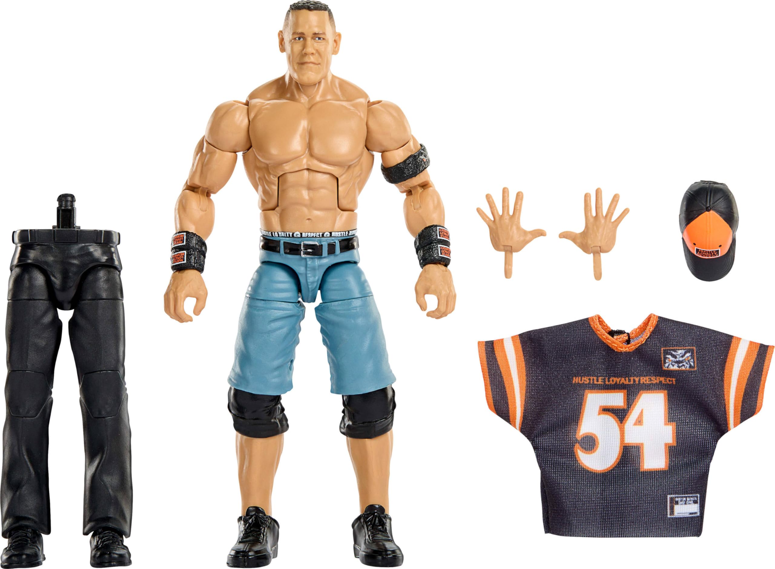 Mattel WWE Elite John Cena WrestleMania figure ready for authentic poses and display