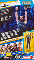 Mattel WWE Elite packaging highlights iconic moments for display and giftability.