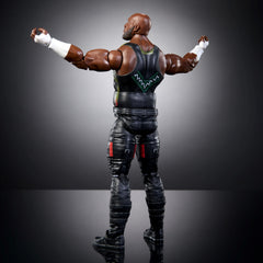Mattel WWE Elite premium packaging supports collectors display and shelf presence.