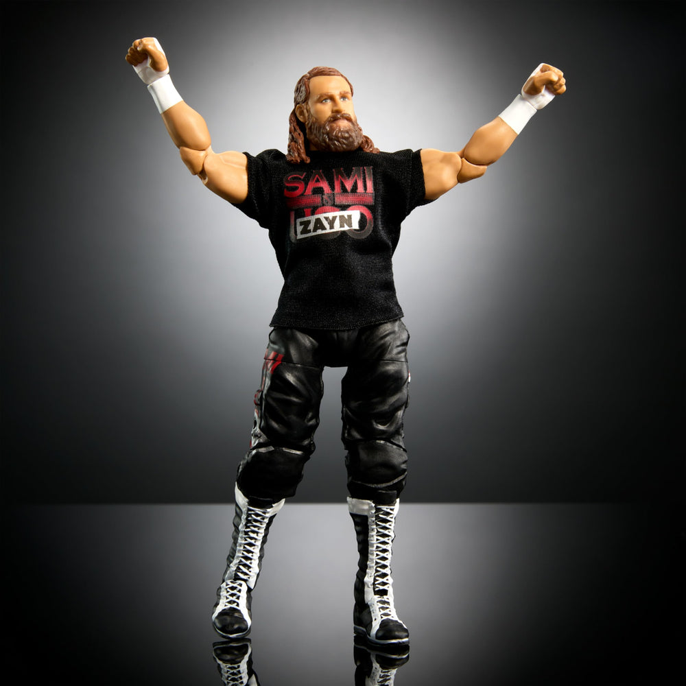 Mattel WWE Elite Sami Zayn six-inch scale suits display and storytelling