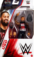 Mattel WWE Elite Jimmy Uso figure articulation 25 points enables dynamic poses.