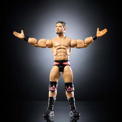 Mattel WWE Elite Ethan Page figure packaging display enhances collection storytelling at home.