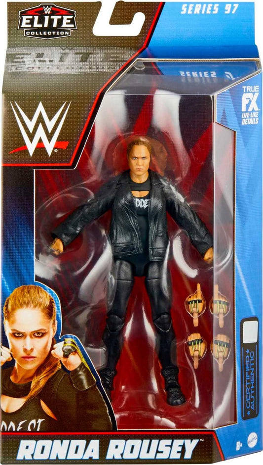 Mattel WWE Elite Series 97 Ronda Rousey figure 25-point articulation enables dynamic poses