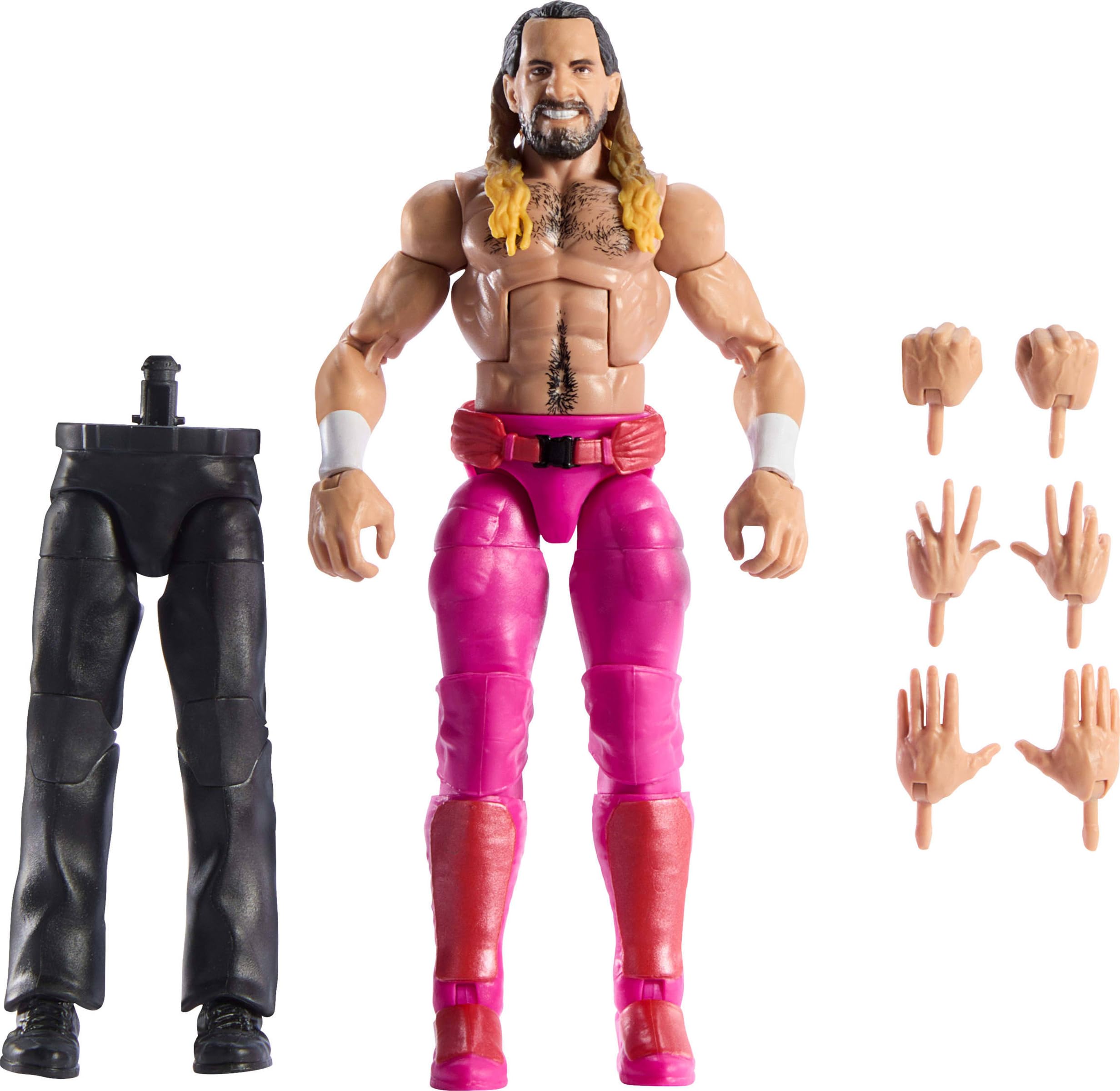 Mattel WWE Elite Seth Rollins Premium Live Event figure ready for display or action.