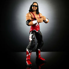 Mattel WWE Elite X-Pac figure with referee Build-A-Figure part for completing the set.