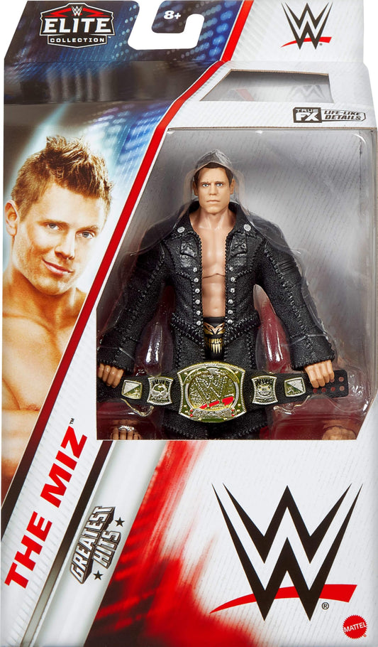 Mattel WWE Elite The Miz with 25 articulations for authentic posing.