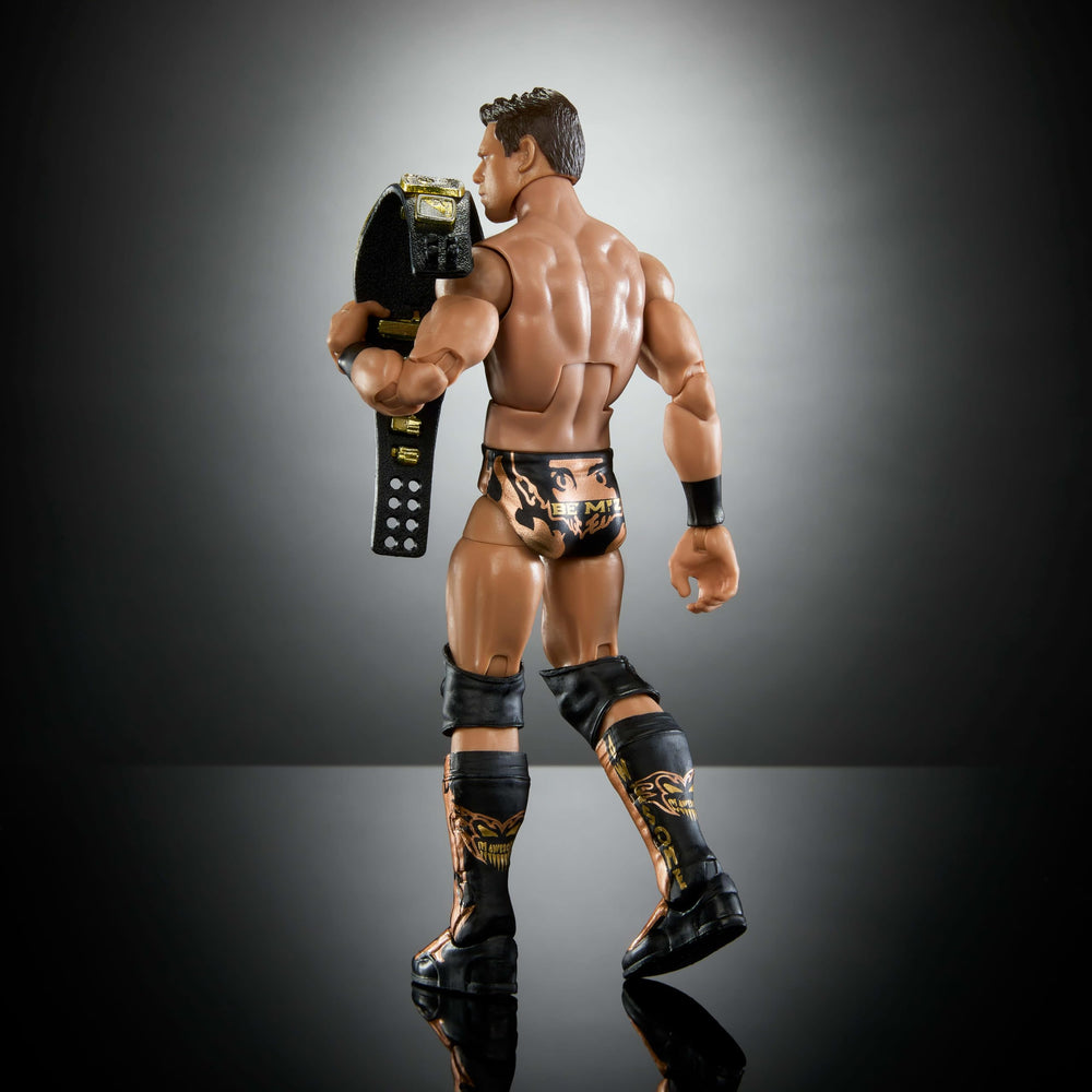 Mattel WWE Elite The Miz TrueFX detailing for lifelike look.