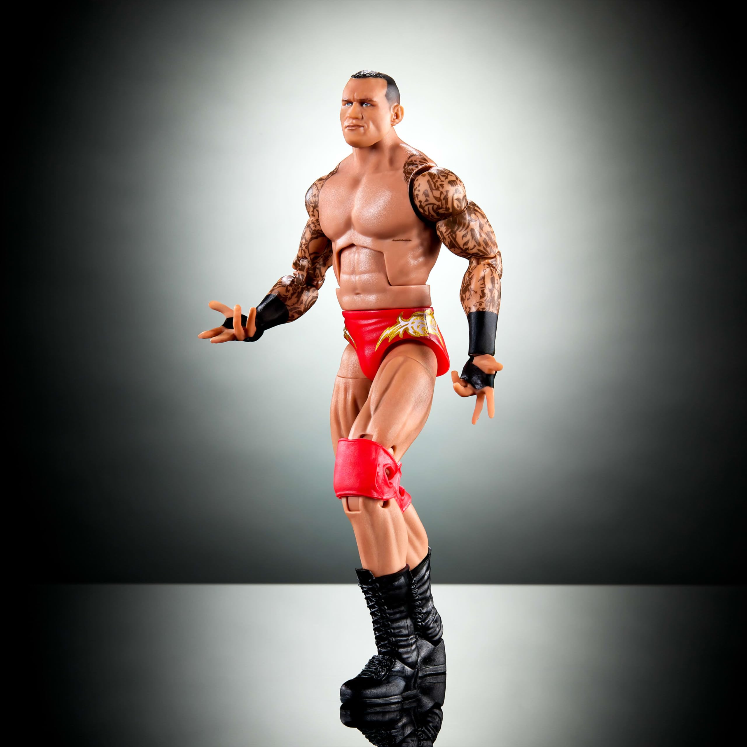 Mattel Randy Orton truefx facial detailing for lifelike look