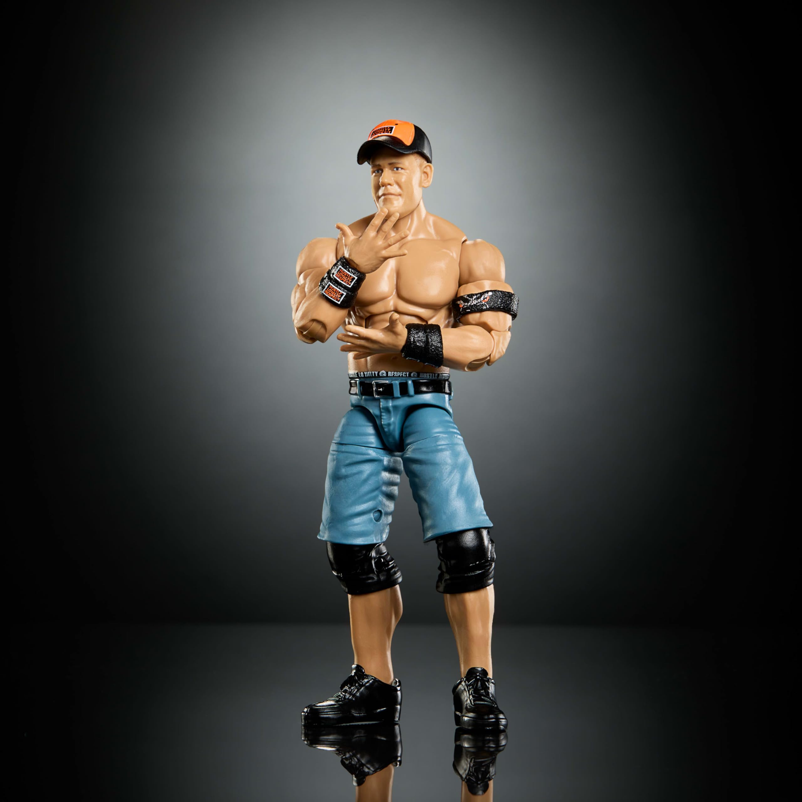 TrueFX facial detailing on Mattel WWE Elite figure for lifelike expressions