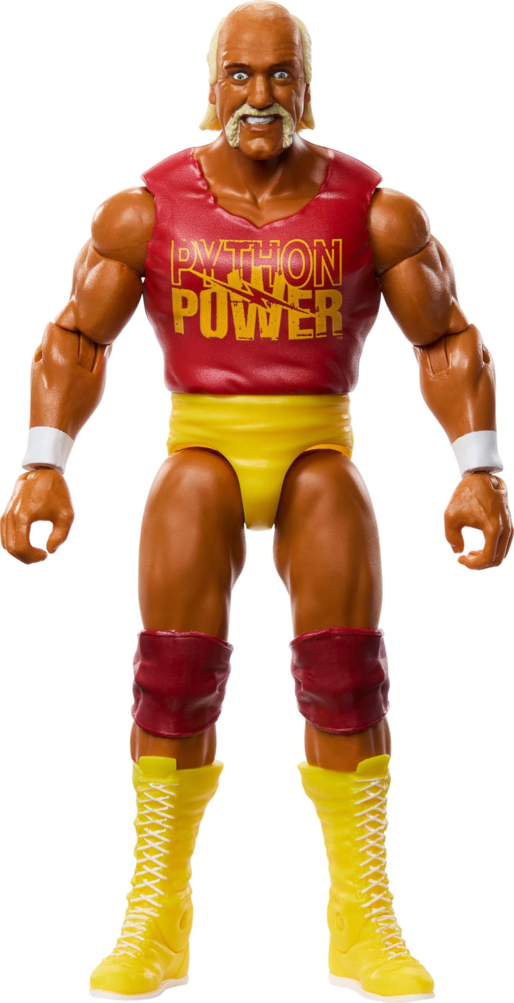 Mattel WWE Hulk Hogan 6-inch action figure in front pose for display