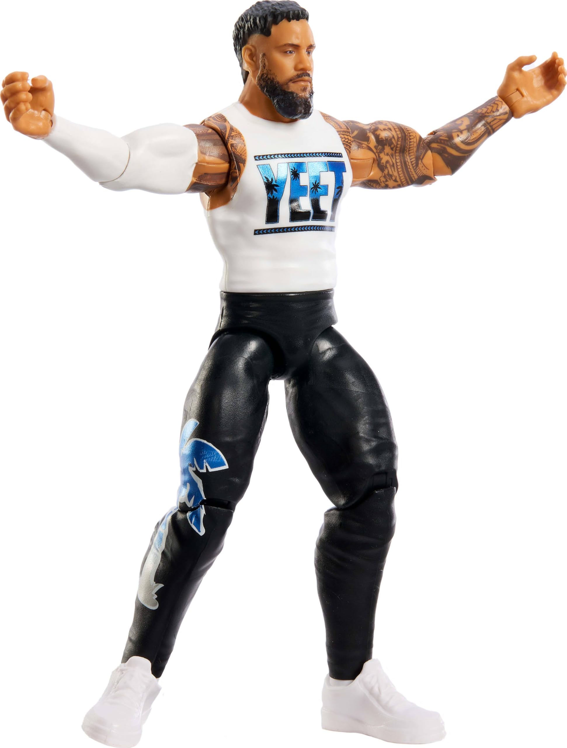 Mattel WWE Jey Usos action figure ring gear detail for authentic collection