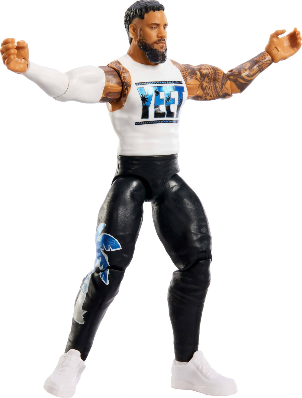 Mattel WWE Jey Usos action figure ring gear detail for authentic collection