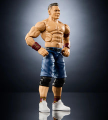 Mattel WWE JGV13 John Cena Elite interchangeable hands enable authentic poses.