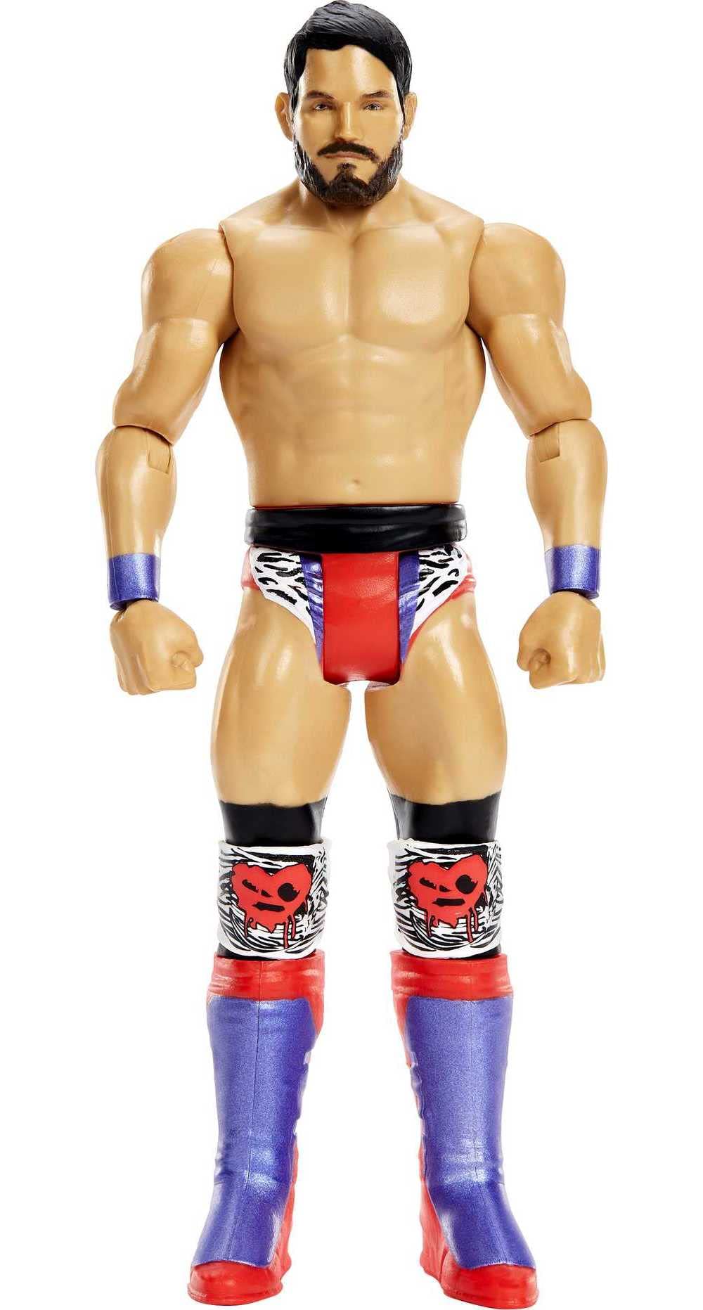 Mattel WWE Johnny Gargano articulation points enable dynamic posing.