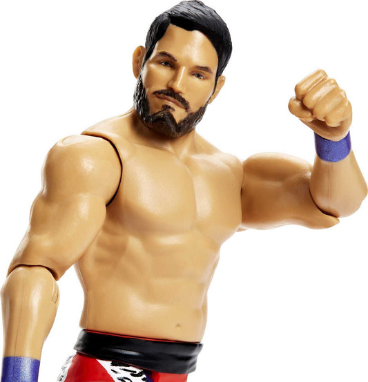 Mattel WWE Johnny Gargano TrueFX face detail for lifelike collection keepsakes.