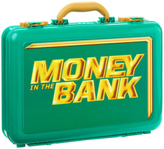 Mattel WWE Money in the Bank Carrying Case figure storage fits up to eight 6-inch figures