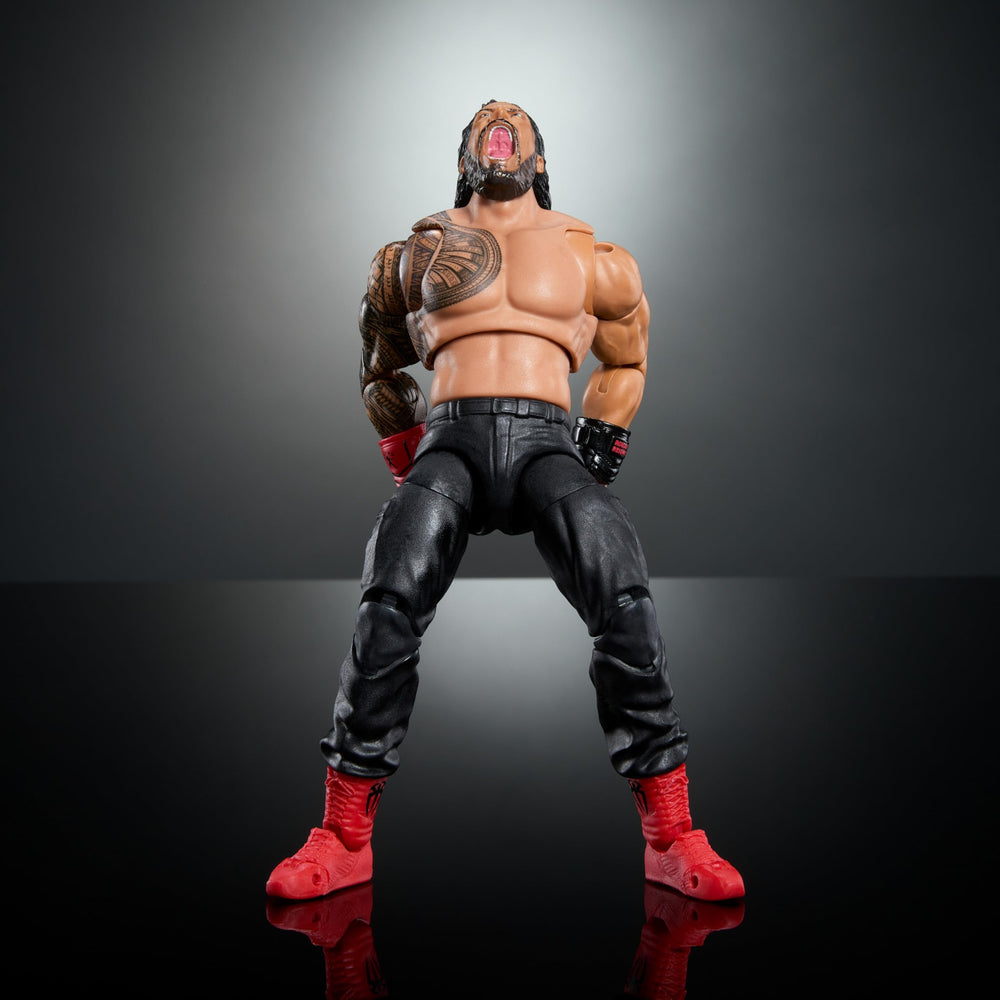 Mattel Roman Reigns swappable heads and hands for expression changes