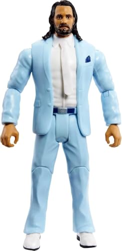 Mattel WWE Seth Rollins basic figure 6-inch articulation points enabling signature moves