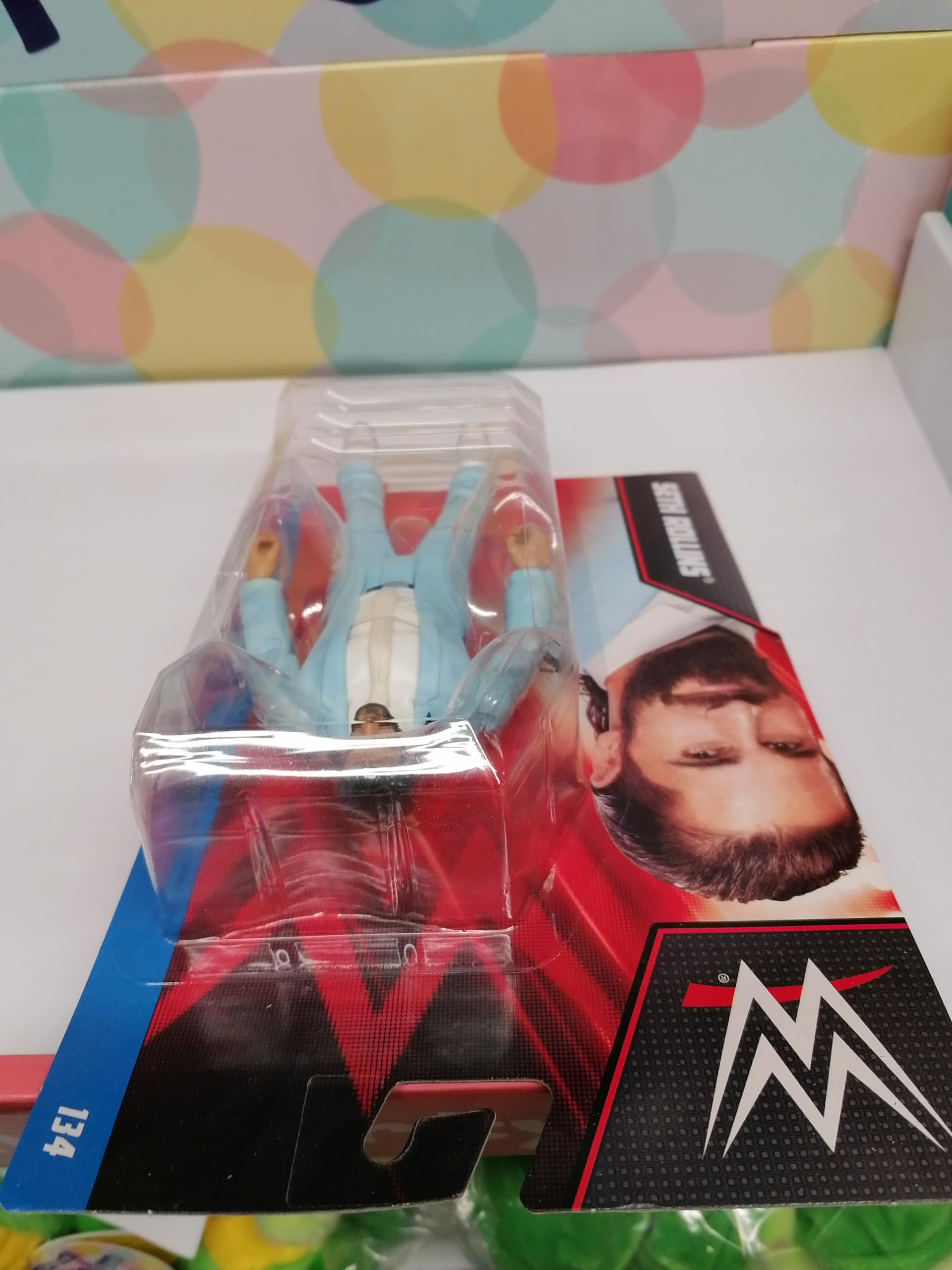 Mattel WWE Seth Rollins basic figure 6-inch bold colors for eye-catching display