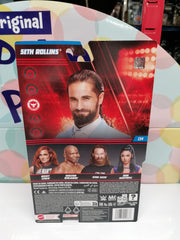 Mattel WWE Seth Rollins basic figure 6-inch close-up highlighting facial details