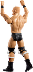 Mattel WWE Stone Cold Steve Austin 6-inch figure posed for a dynamic action scene.