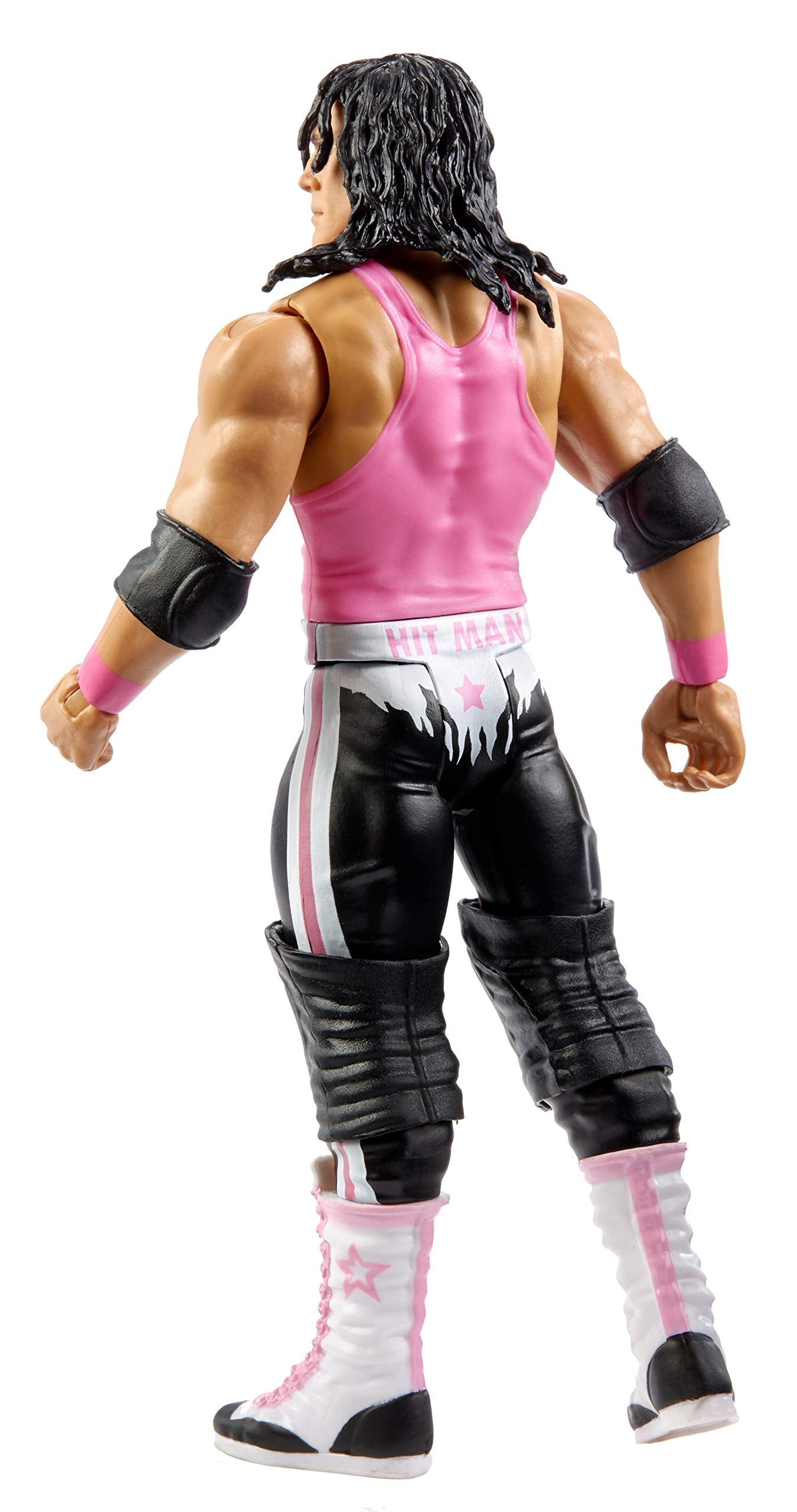 Mattel WWE SummerSlam Bret Hitman Hart True FX face detailing for lifelike likeness.