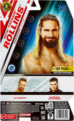 Mattel WWE Top Picks Seth Rollins dynamic pose ready for action scenes.