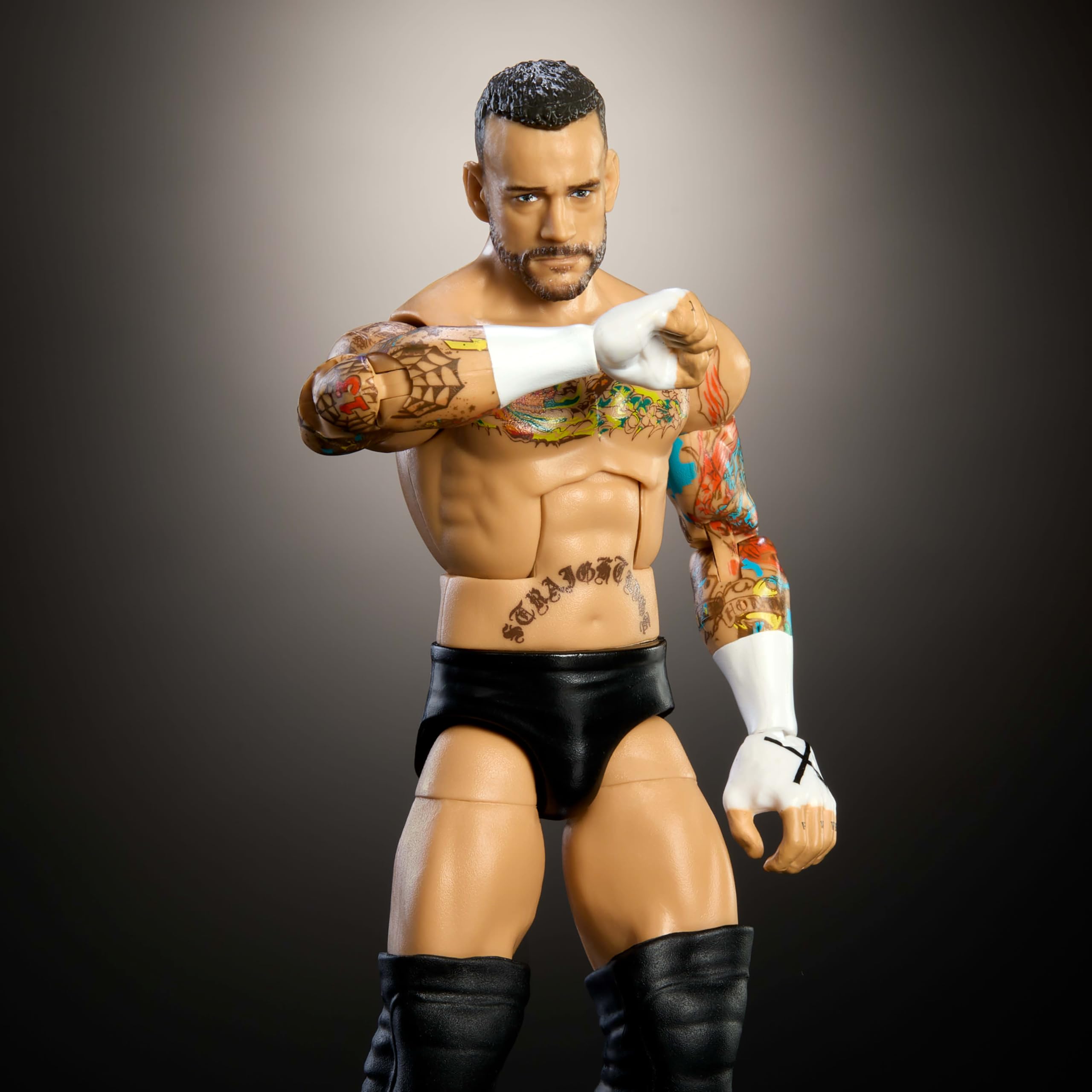 Mattel WWE Top Picks CM Punk with 25 articulation points for pose variety