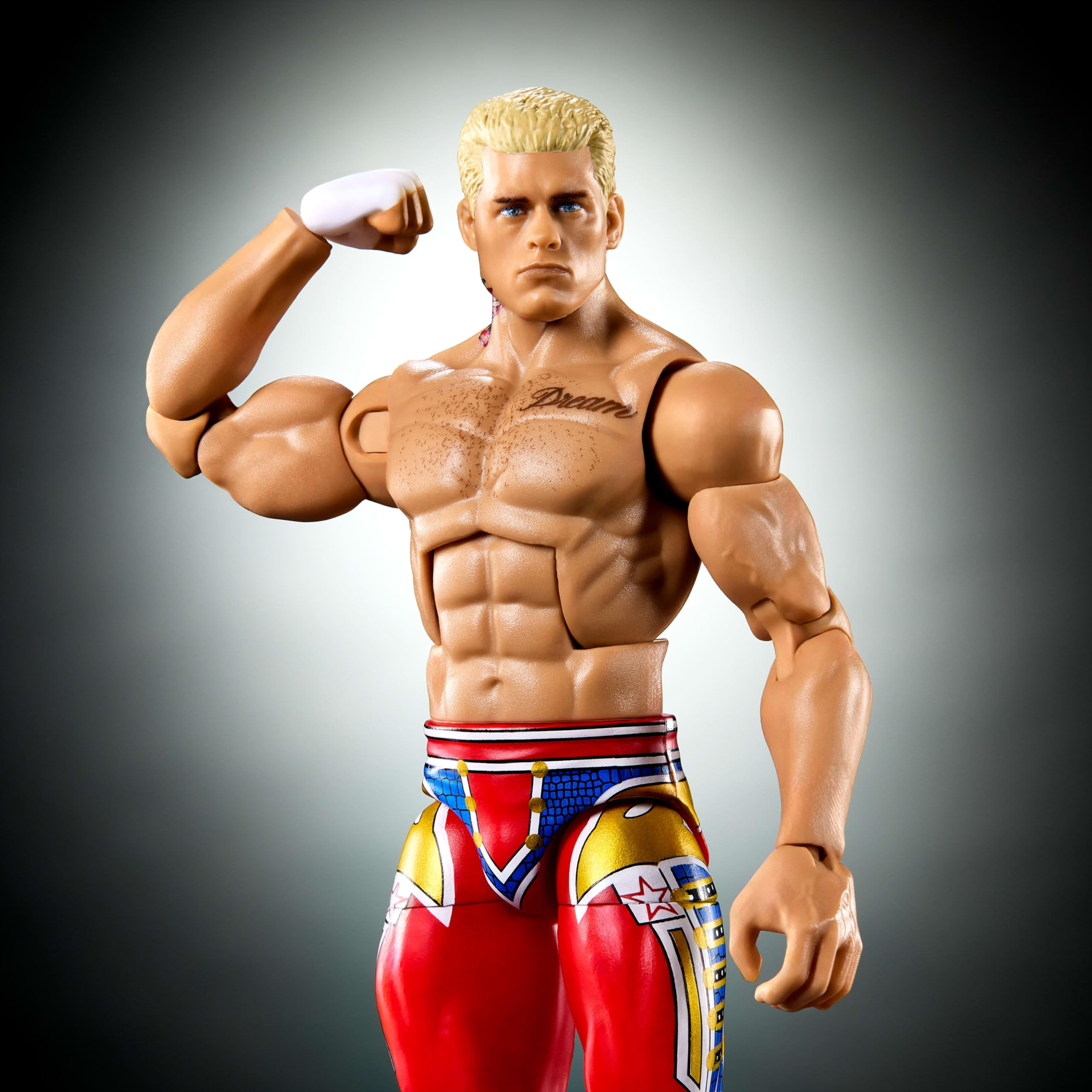 Mattel WWE Elite Cody Rhodes ring gear for authentic look