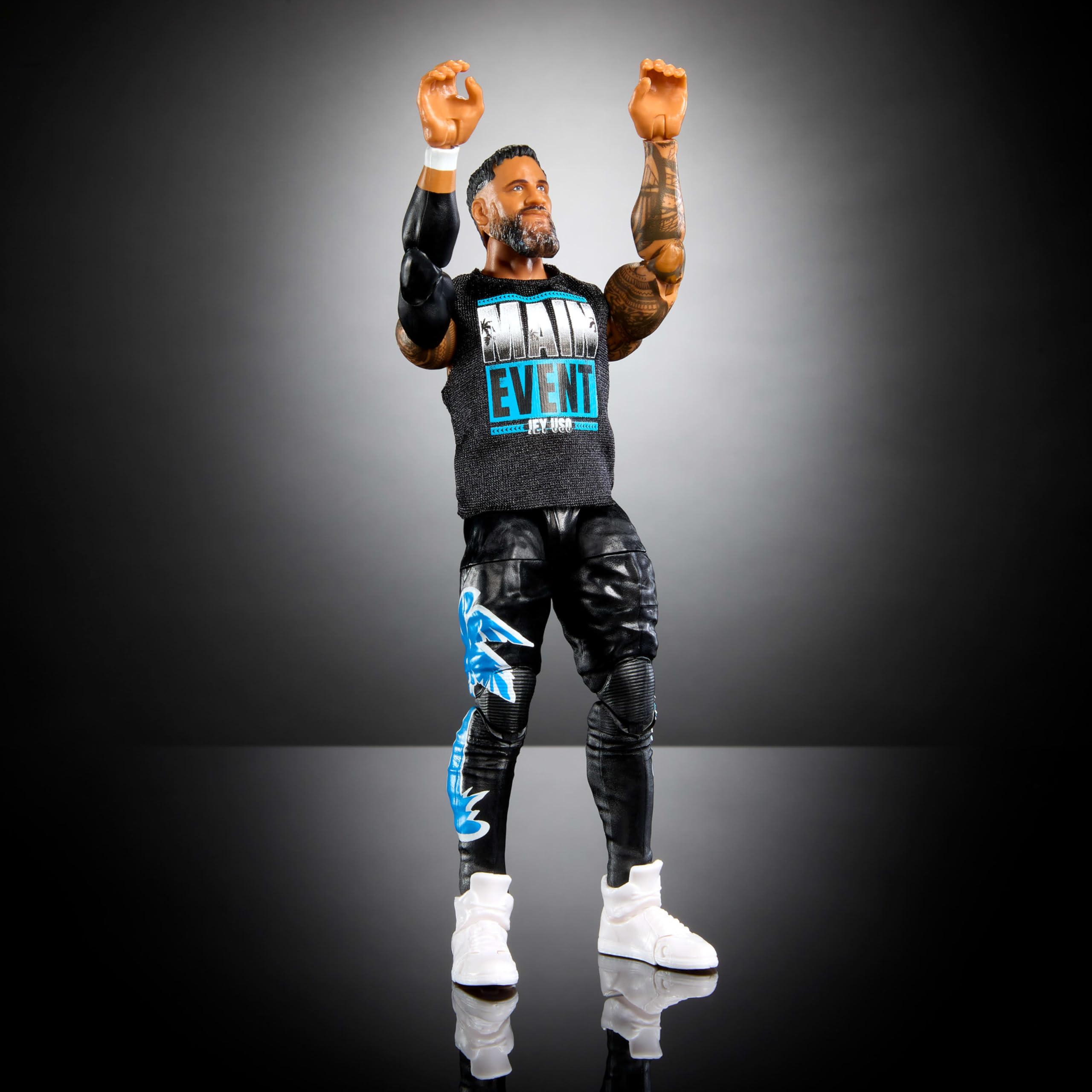 Jey Uso 25 articulation points enabling dynamic action poses