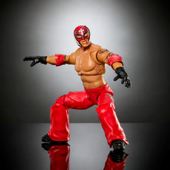 Mattel WWE Ultimate Edition Rey Mysterio authentic attire captures signature look.
