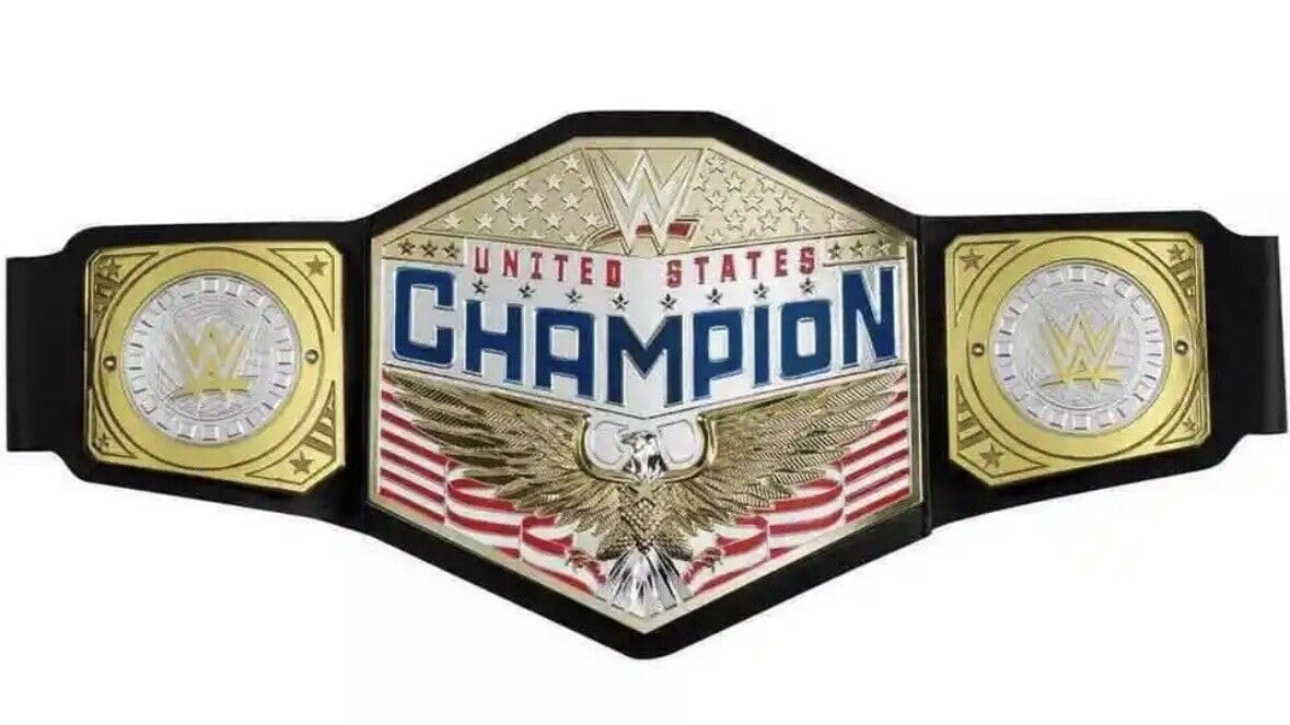 Mattel WWE United States Championship belt with authentic styling for pretend-play action