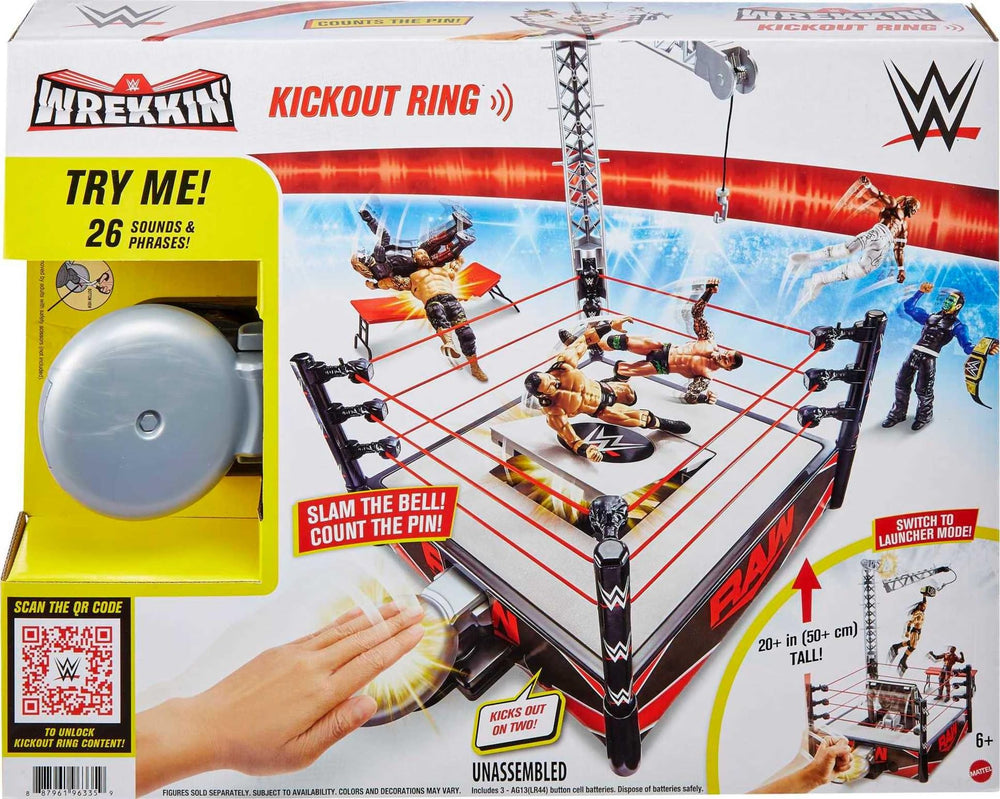Mattel WWE Wrekkin Kickout WWE Championship accessory adds a high stakes target