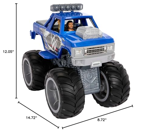 Mattel WWE Wrekkin Slam Crusher durable design supports repeated battles