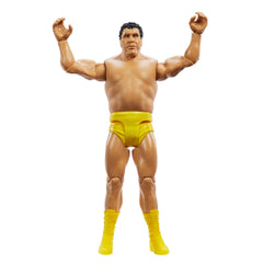 Mattel Andre the Giant WrestleMania gear on authentic ring attire