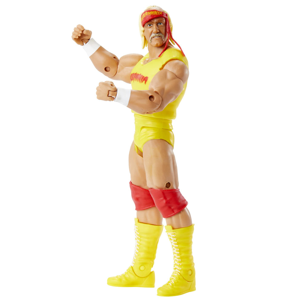 Mattel WWE Hulk Hogan TrueFX face for realistic character detailing.