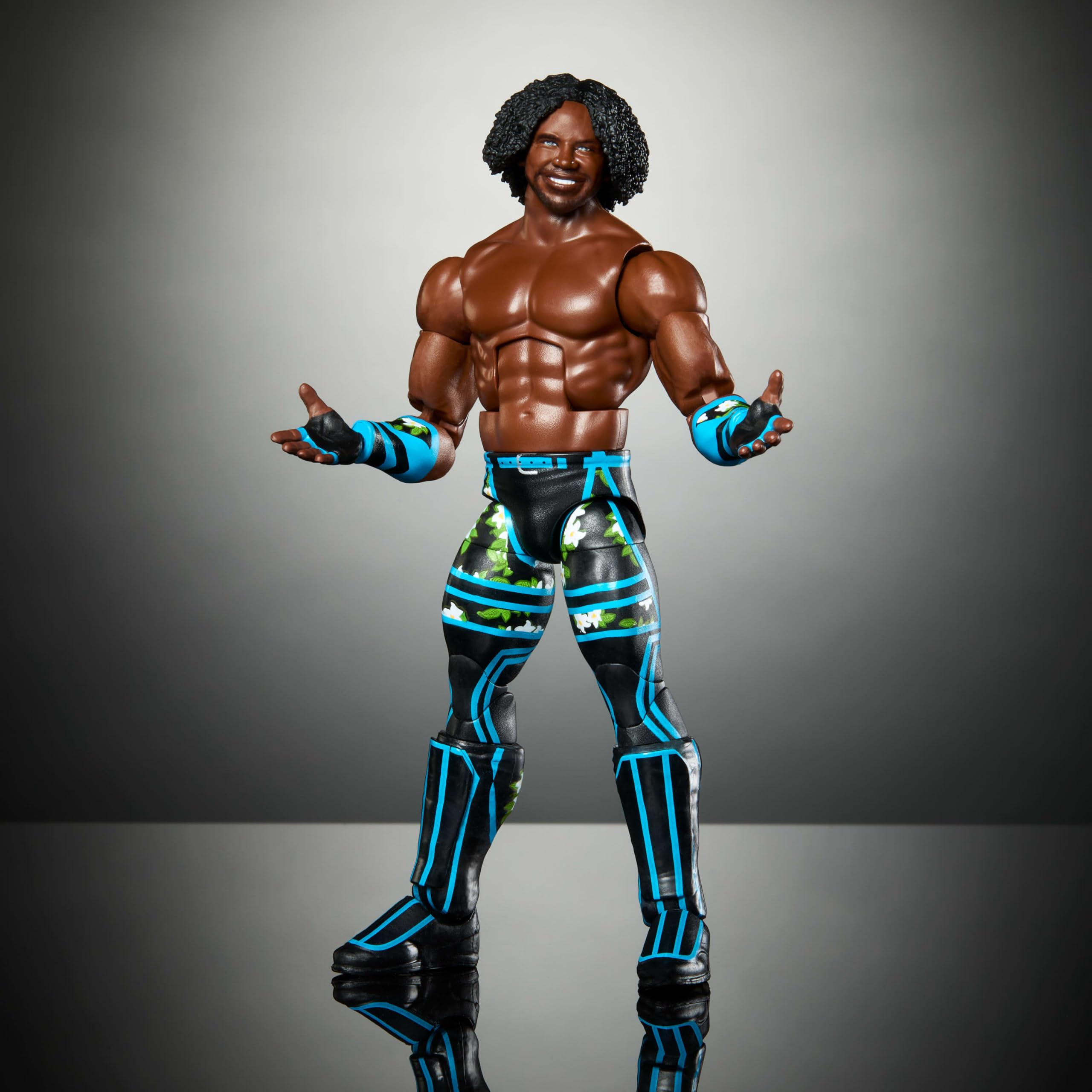6-inch WWE Elite figure ideal for display and play.