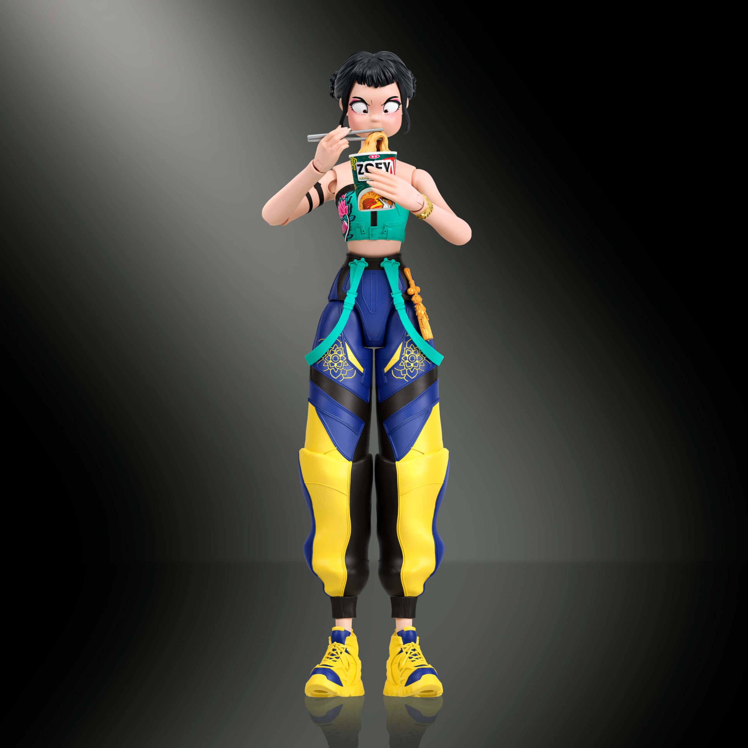 Mattel Zoey posed dynamically demonstrating 20 points of articulation