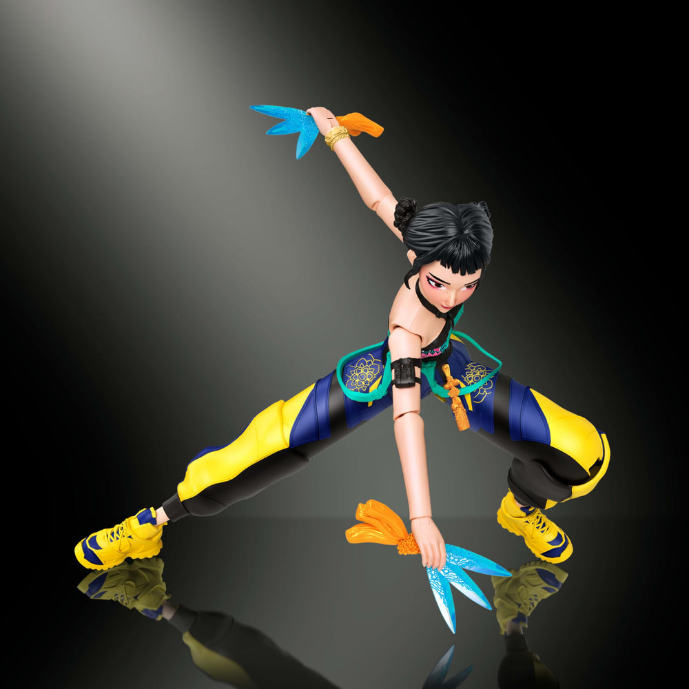 Mattel Zoey Spirit Blades close-up showing accessory realism for display