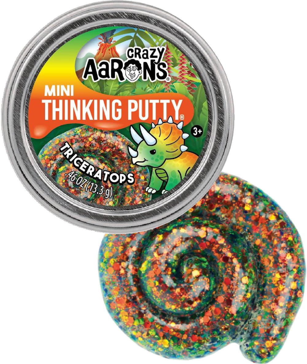 Matty's Toy Stop Cotton Candy Putty Mini Tin transitioning blue to pink for playful tactile sessions.