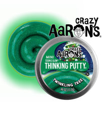 Matty's Toy Stop Crazy Aaron's Holiday Putty Mini Tin 2in for portable squishy fun.