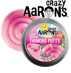 Crazy Aarons Putty Mini Tin Piglet Sunshine delivers colorful sensory play for kids.