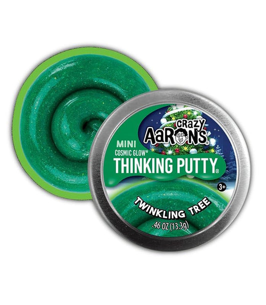 Matty's Toy Stop Merry & Bright putty tin with glittery finish for shimmering play