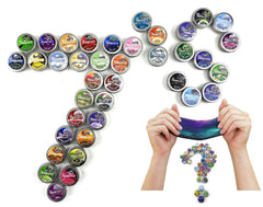 Matty's Toy Stop Crazy Aaron's Putty mini tins Lucky 7 package for unboxing fun