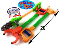 Matty's Toy Stop Robot Hand demonstrates secure gripping with a squeeze.