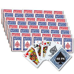 Maverick red deck with standard index ideal for poker nights